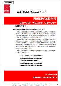グローバルテクニカルウィークリー 1月25日号 （抜粋版） ≪ログイン後に完全版を掲載！≫