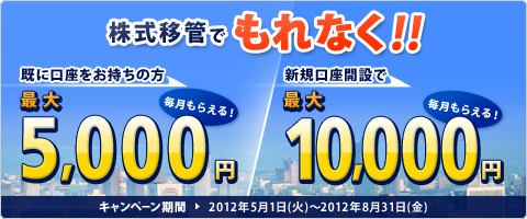 日本株式移管みんなプレゼントキャンペーン