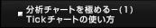 分析チャートを極める（1）Tickチャートの使い方