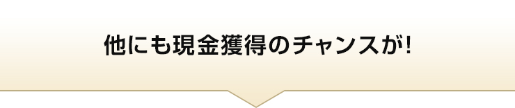 他にも現金獲得ができます！