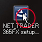 「NET_TRADER 365FX setup（exe）」アイコン