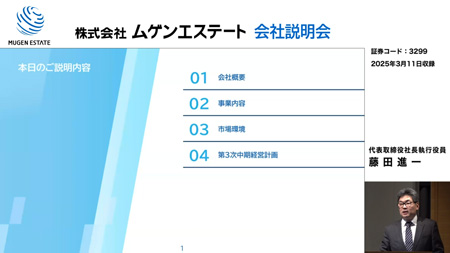 株式会社ムゲンエステート（3299）