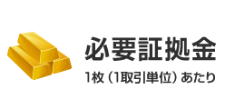 必要証拠金1枚（1取引単位）あたり