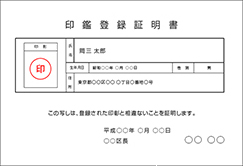 印鑑登録証明書